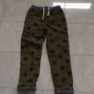 Lined pull-on cargos